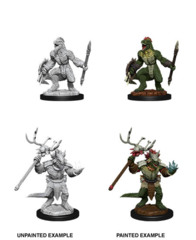 DND UNPAINTED MINIS WV12 LIZARDFOLK AND SHAMAN